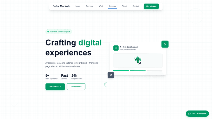 Personal Portfolio Website